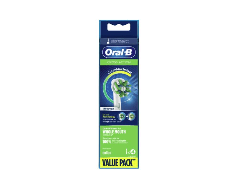 Oral-B EB50-4 Cross Action pótfej, 4 db