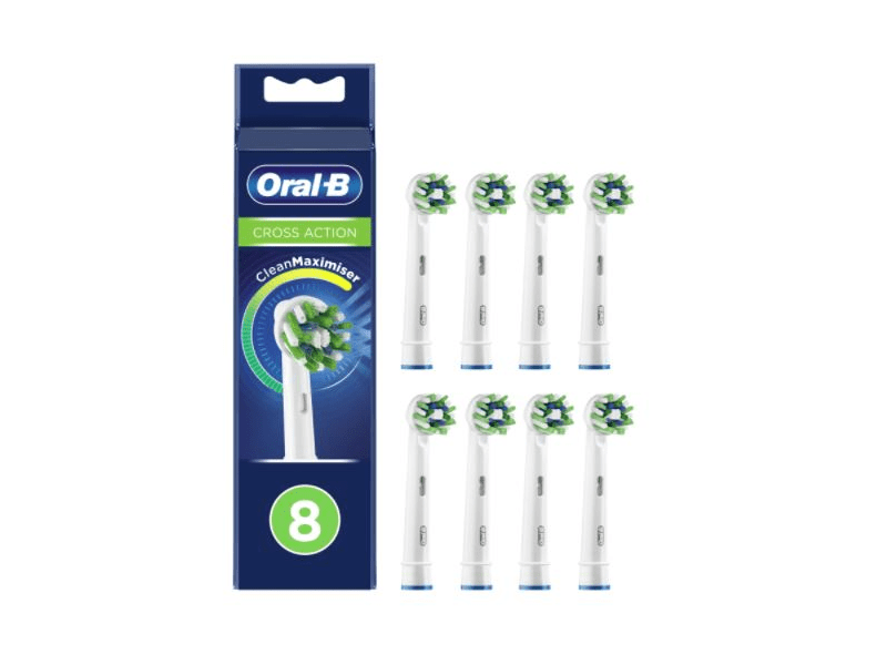 Oral-B EB50-8 Cross Action rezervna glava, 8 kom, bijela