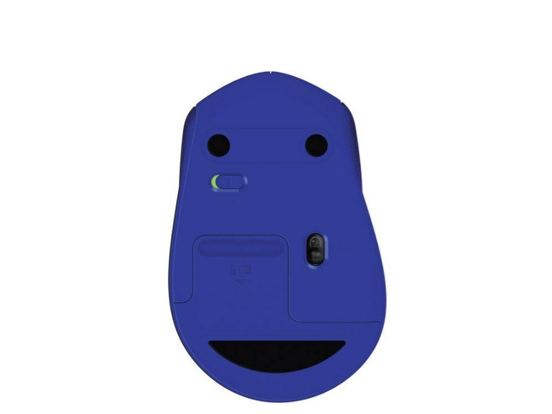 Logitech M330 Silent Plus Vezeték nélküli egér, kék