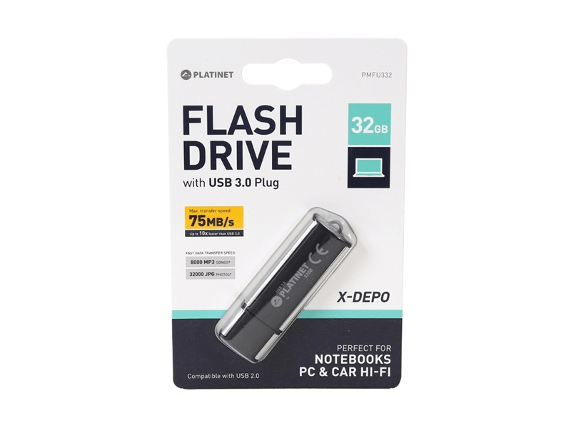 Platinet PMFU332 X-Depo Pendrive, 32 GB