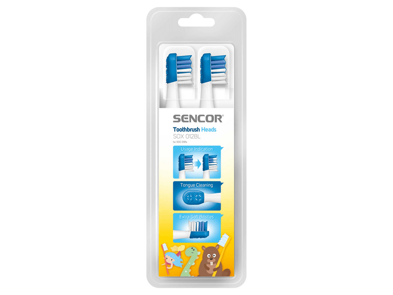 Sencor SOX 012BL Elektromos fogkefe pótfej, kék