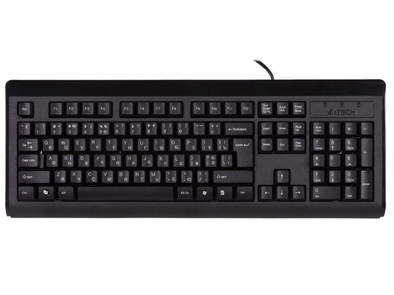 A4Tech KB-8A USB Billentyűzet, fekete