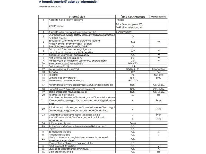 Philips 75PUS8536/12 75