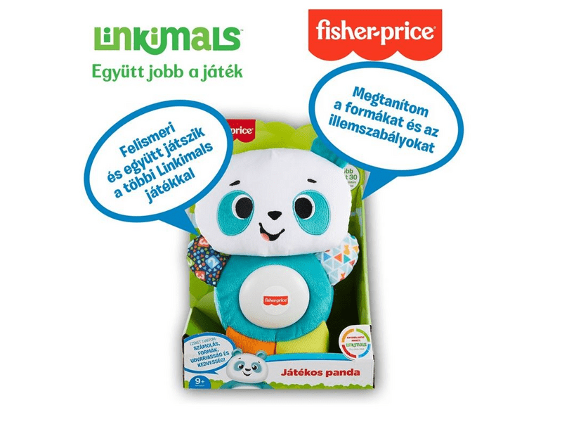 Fisher Price Linkimals játékos panda (GWL93)