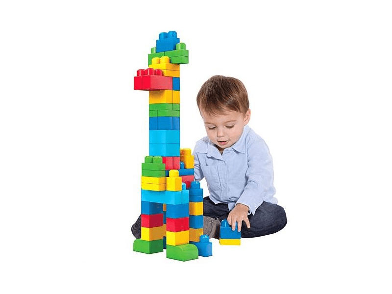 Mega Bloks Klasszikus színű építőkockák táskában - 60db (DCH55)