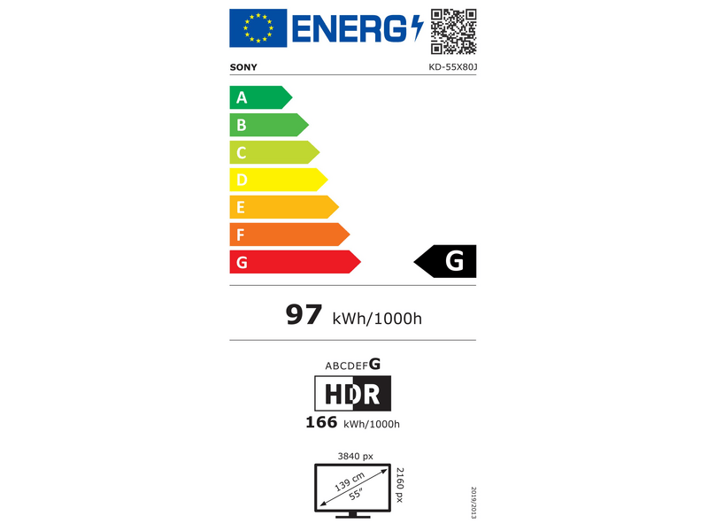 Sony KD55X80JAEP 4K UHD SMART TV