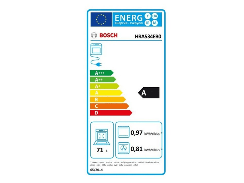 Bosch HRA534EB0 Beépíthető sütő