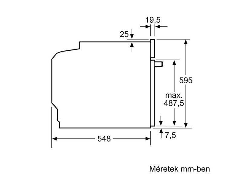 Bosch HRA574BS0 Beépíthető sütő