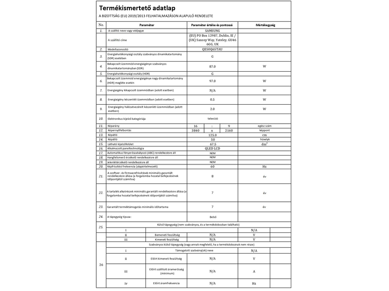 samsung qe50q65tauxxh