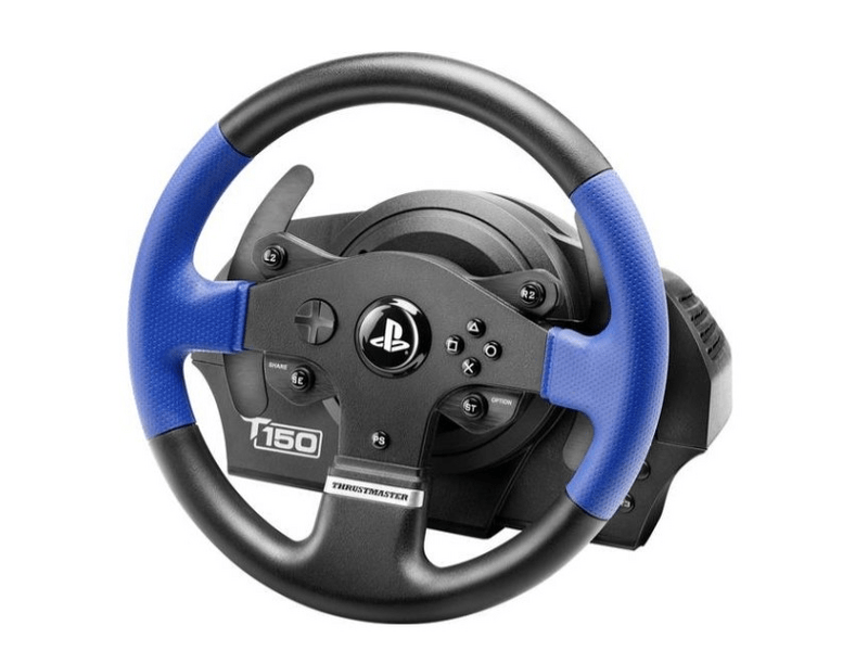 Thrustmaster T150 Pro Force Feedback +T3PA Kormány 4160696, Fekete/Kék