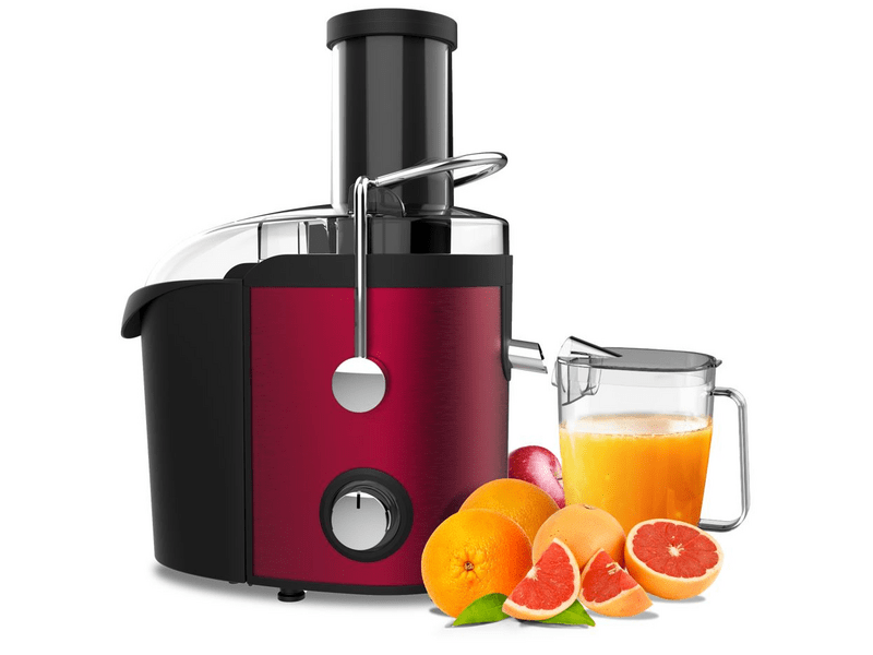 Dyras JE-333R Gyümölcscentrifuga, bordó