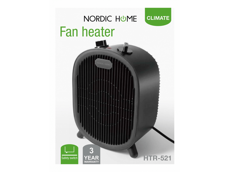 Nordic Home HTR-521 Ventilátoros hősugárzó