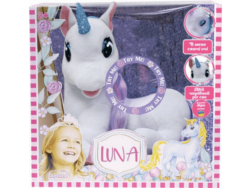 Luna mesélő plüss unikornis (BD2003-3HU)