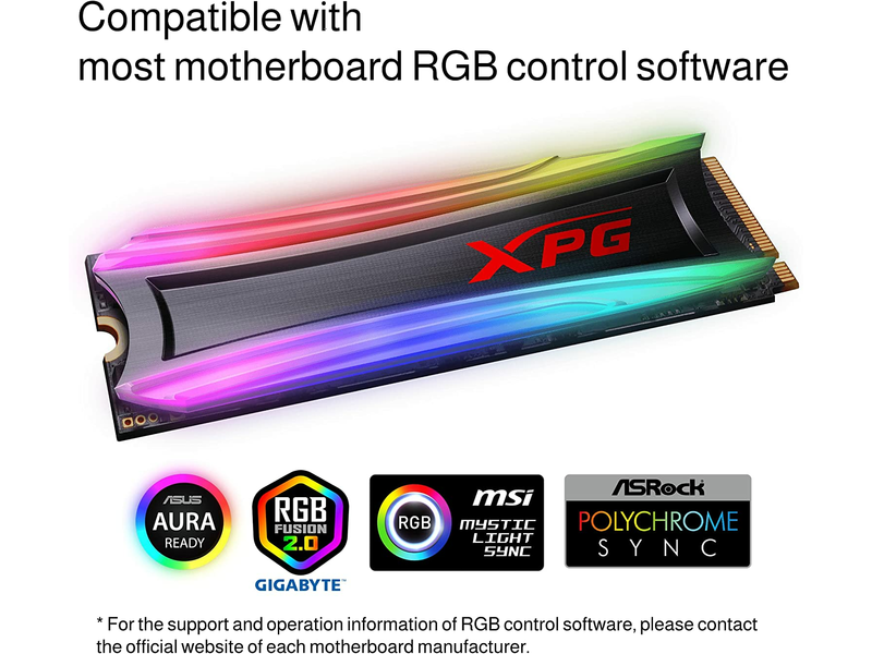XPG S40G 1 TB RGB 3D (AS40G1TTC)