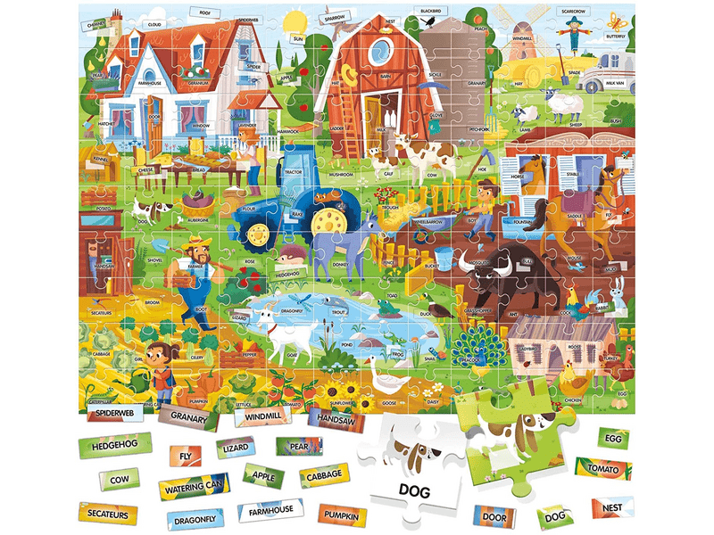 Headu IT20997 Könnyen angolul - Farm puzzle