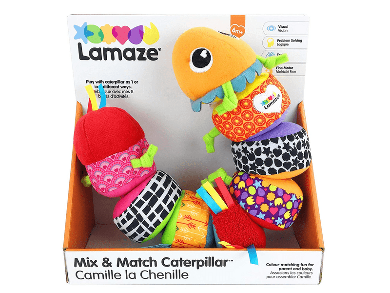 Lamaze L27244 Keverd és párosítsd hernyó