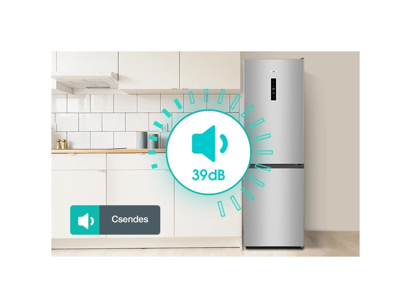 Gorenje NRK6192AS4 Alulfagyasztós kombinált hűtőszekrény