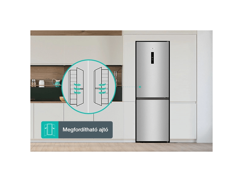 Gorenje NRK6192AS4 Alulfagyasztós kombinált hűtőszekrény