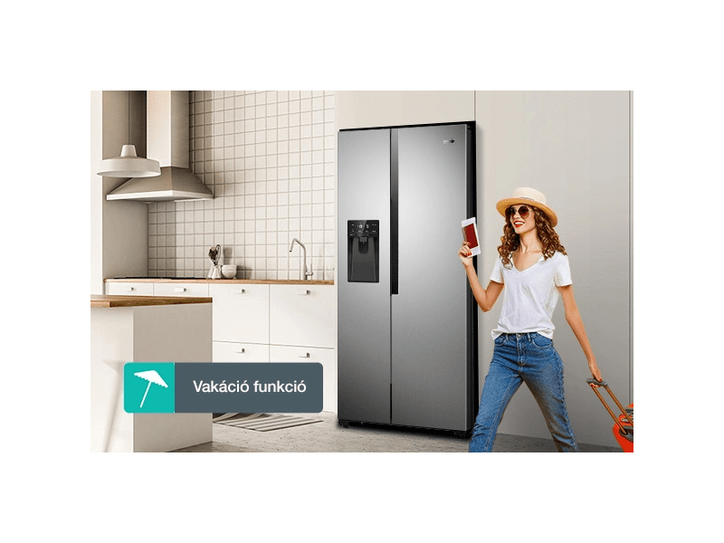 GORENJE NRS9181VX Side by Side hűtőszekrény