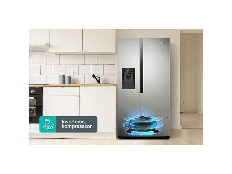 GORENJE NRS9181VX Side by Side hűtőszekrény