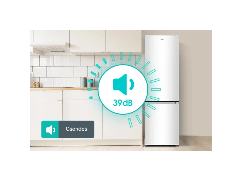 Gorenje RK4181PW4 Alulfagyasztós kombinált hűtőszekrény
