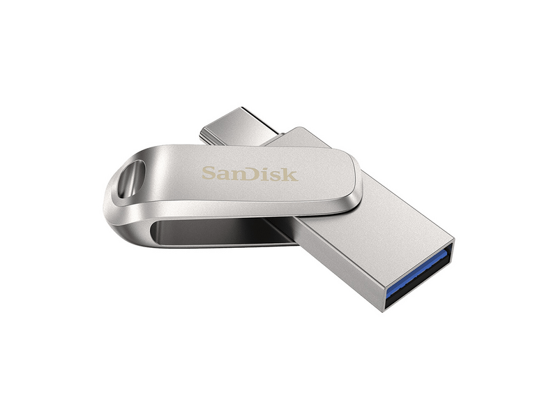 SanDisk Dual Drive Luxe Type-C, USB 3.1 Gen 1, 256 GB, 150 MB/s memorijska kartica (186465)