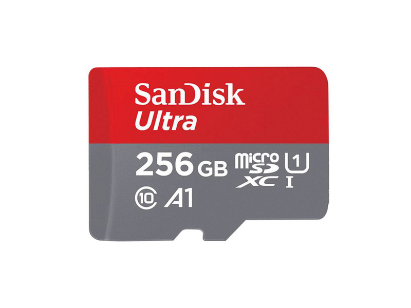 SanDisk 256GB, 120MB/s, A1, Class 10, UHS-I Memóriakártya (186507)
