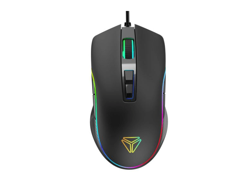 Yenkee YMS 3027 SHADOW Gamer egér, RGB, USB, Fekete