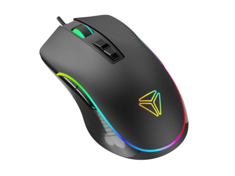 Yenkee YMS 3027 SHADOW Gamer egér, RGB, USB, Fekete