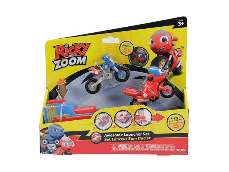 Ricky Zoom kilövő készlet 2 figurával (T20095A)