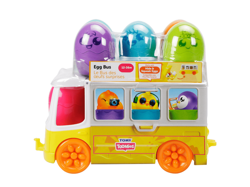 Tomy Toomies Buszos tojáskaland szett (E73098)