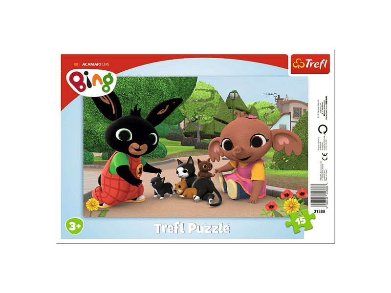 Trefl Bing keretes puzzle 15 db-os (31388)