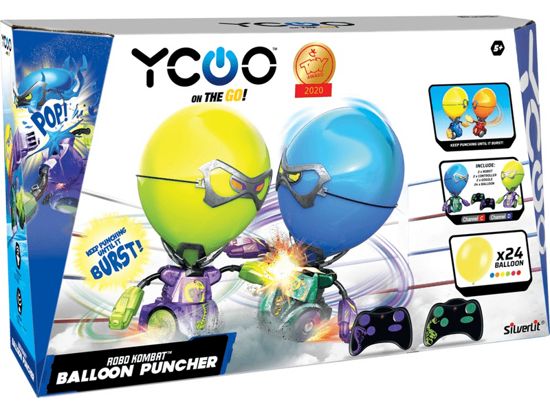 Silverlit Robo Kombat Lufifejű boxolók, kék-zöld (88040)