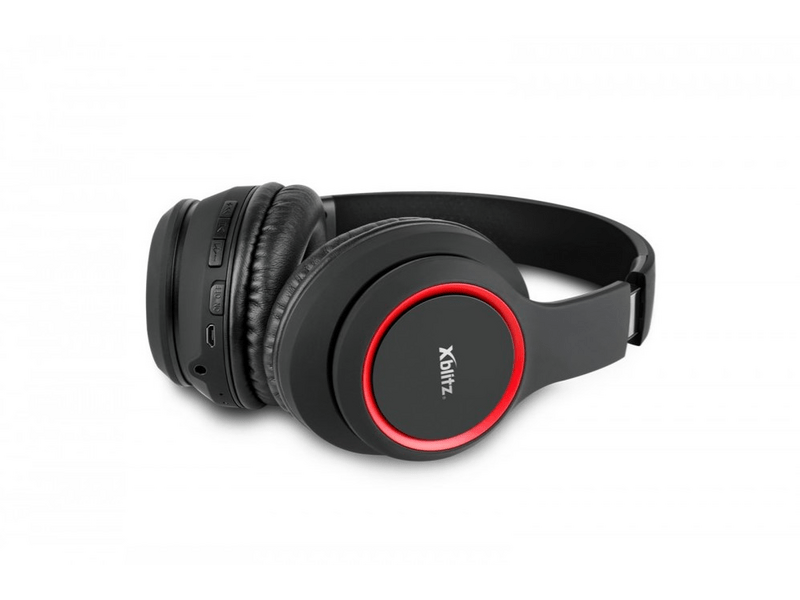 Xblitz Beast Red Bluetooth fejhallgató, Fekete - piros