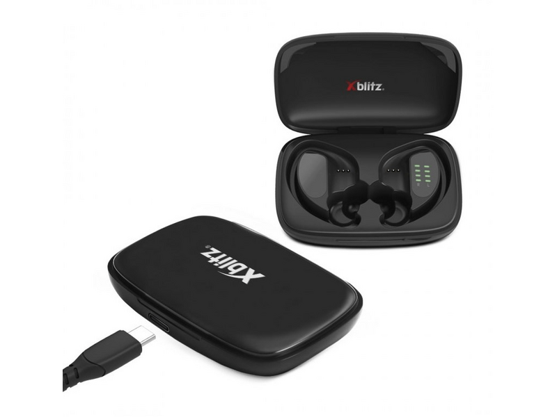 Xblitz Pure Sport 2 Bluetooth mikrofonos fülhallgató, Fekete