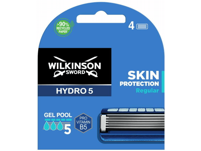 Wilkinson Sword Hydro5 Skin Protection Pótfejek, 4 db