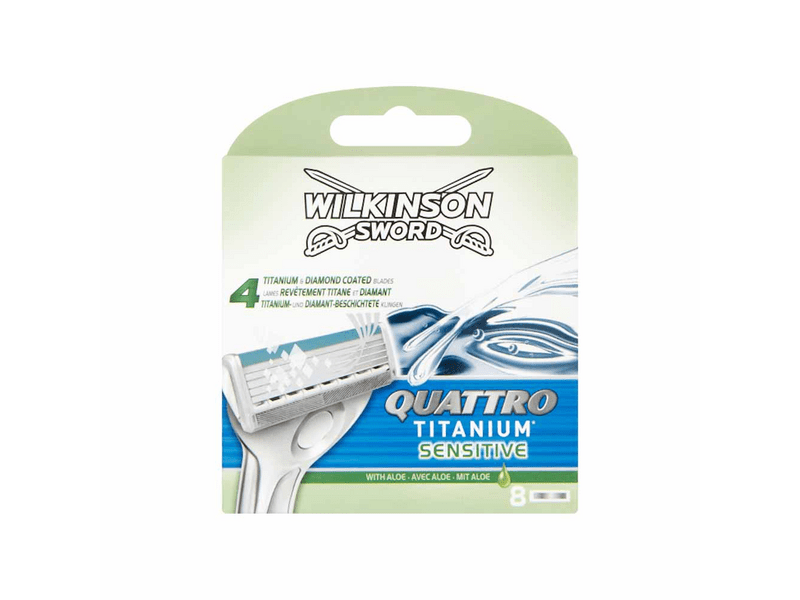 Wilkinson Quattro Titanium Sensitive Borotvabetét, 4 db