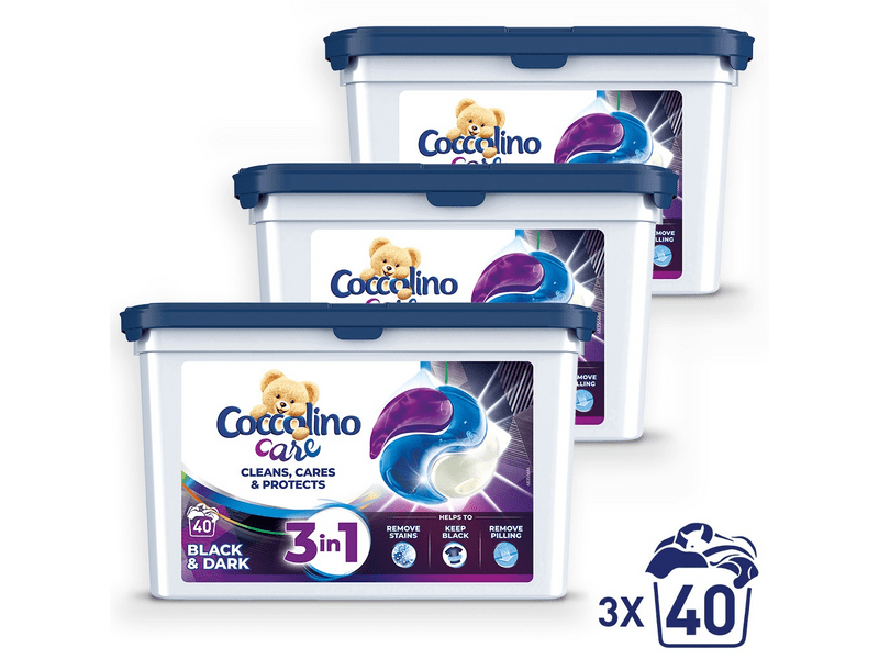Coccolino Care Black mosókapszula, 3x40 db