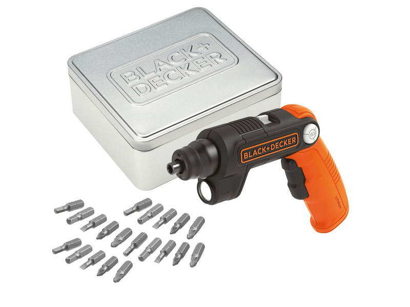 BLACK + DECKER BDCSFL20AT-QW Akkumulátoros csavarhúzó bitkészlettel