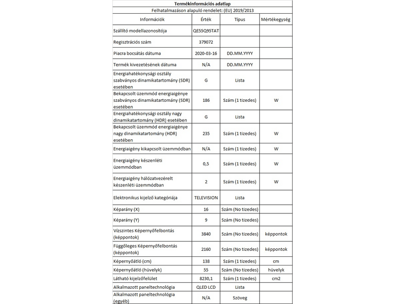 Samsung QE55Q95TATXXH QLED Smart 4K TV