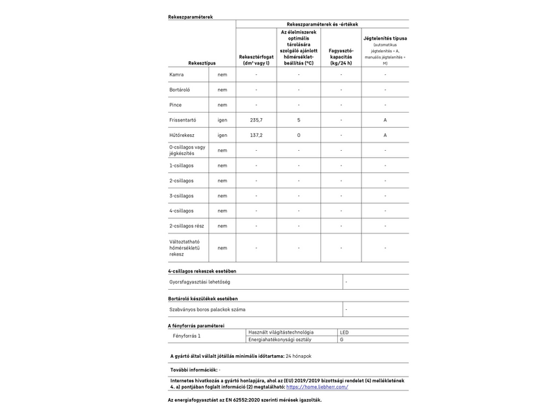 Liebherr KBbs 4370 Premium BioFresh Egyajtós hűtőszekrény