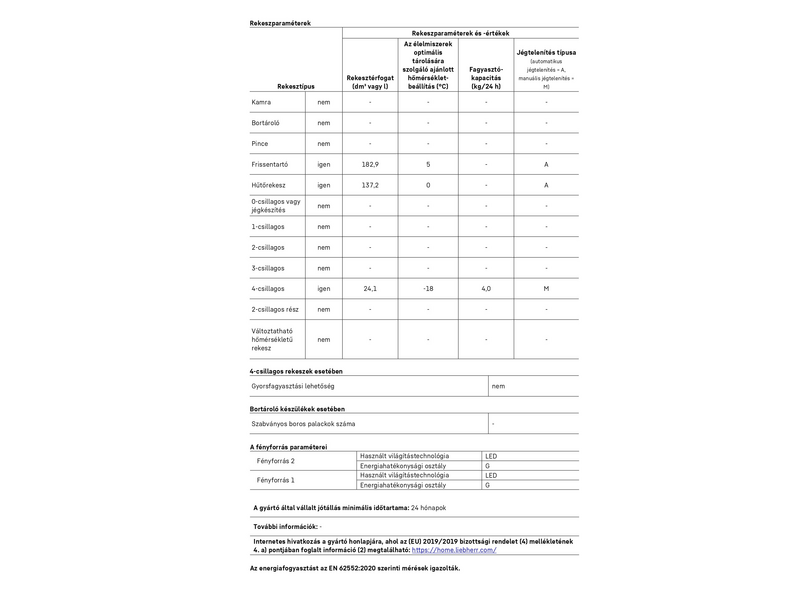 Liebherr KBes 4374-21 Egyajtós hűtőszekrény