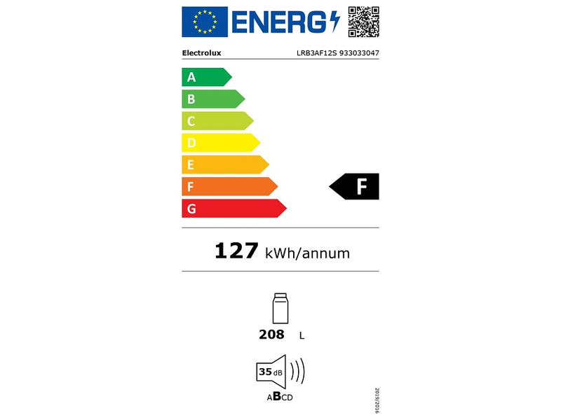 Electrolux LRB3AF12S Beépíthető hűtőszekrény