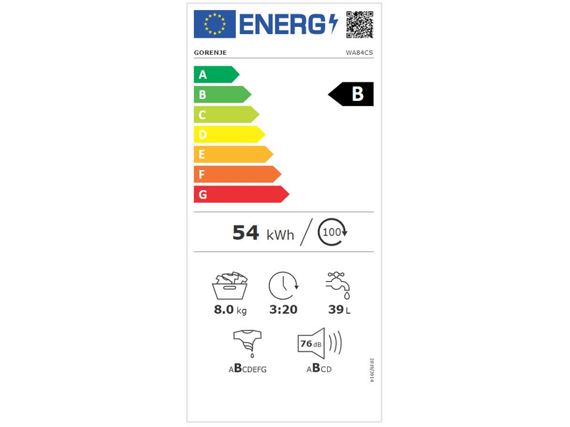 Gorenje WA84CS Elöltöltős mosógép