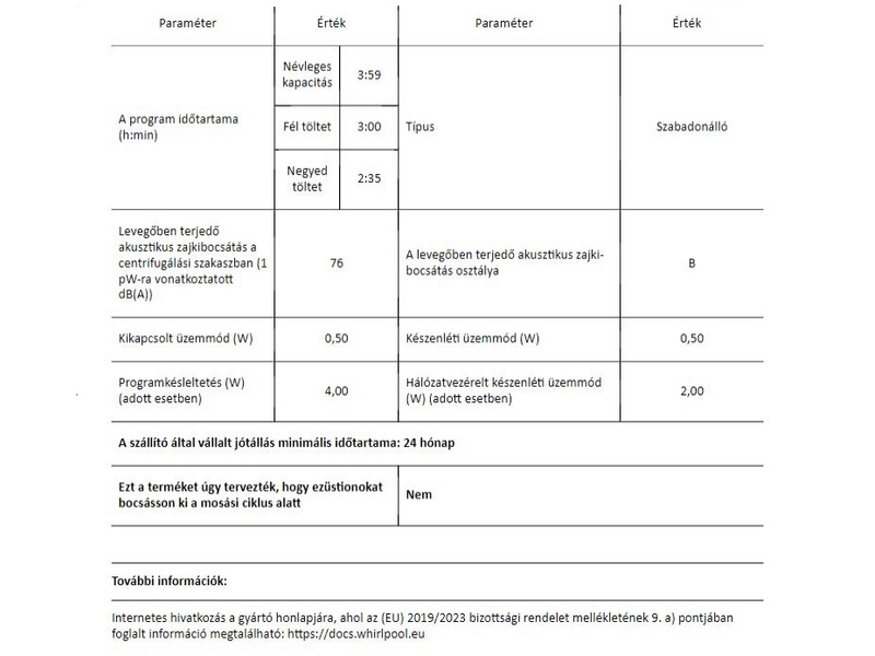 Hotpoint NLCD 10448 WD AW EU N Elöltöltős gőzfunkciós mosógép