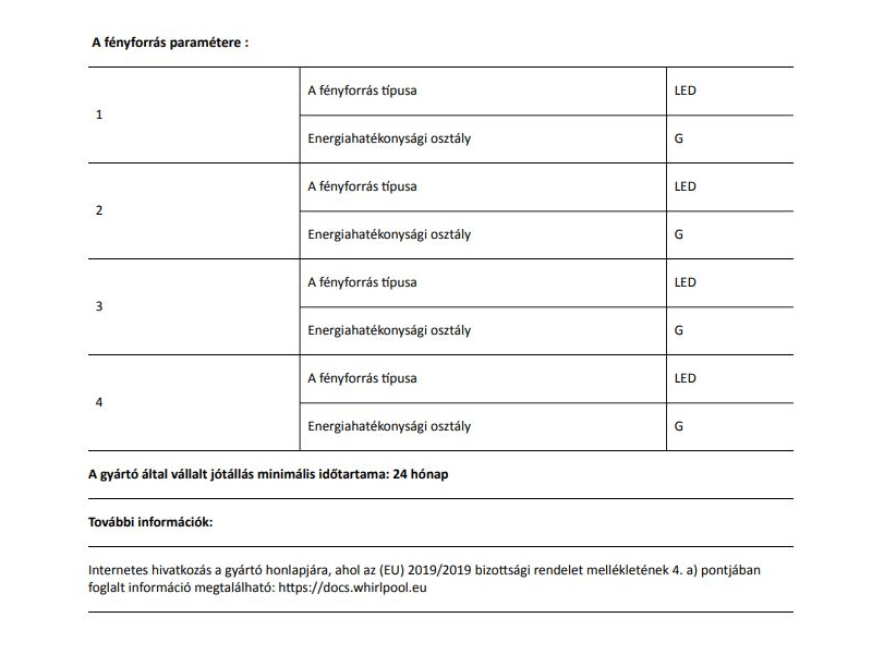 Whirlpool WQ9I MO1L Side by side hűtőszekrény
