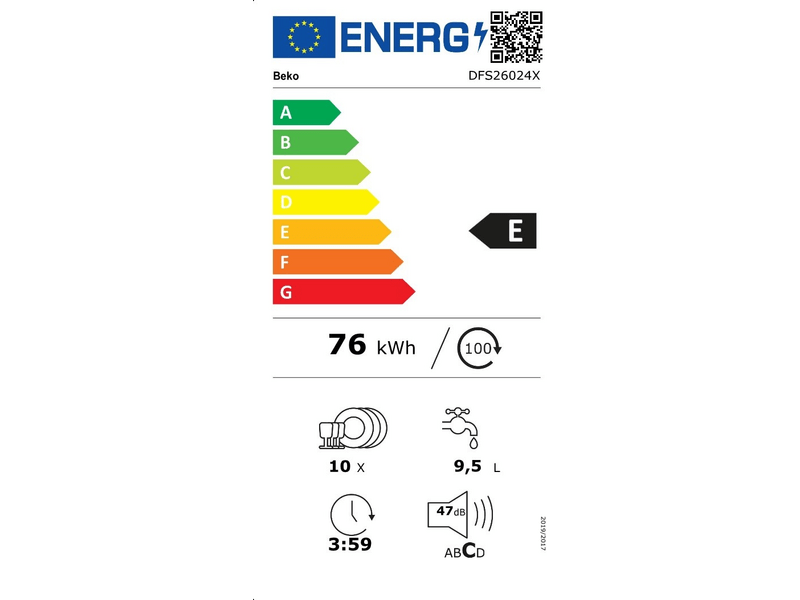 Beko DFS26024X Mosogatógép