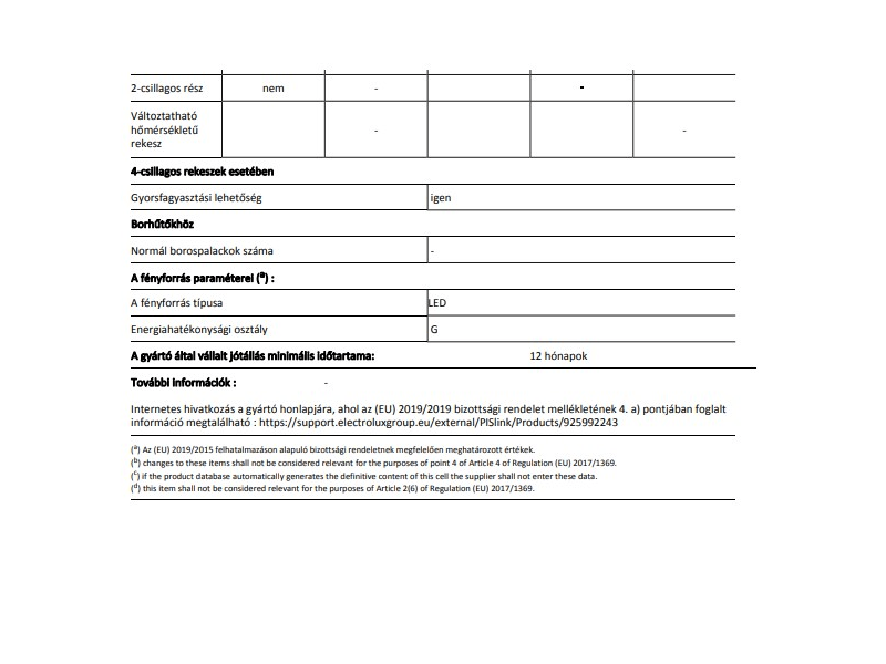 Zanussi ZTAN28FW0 Felülfagyasztós kombinált hűtőszekrény