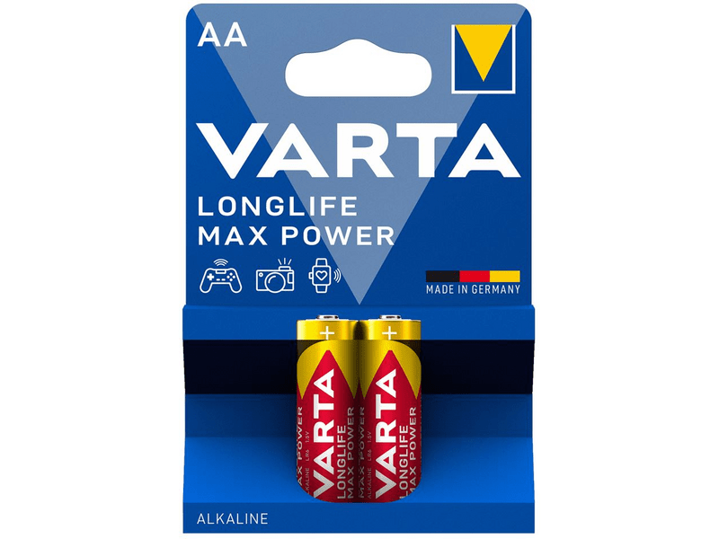 VARTA LONGLIFE MAX POWER ceruza/ AA/ LR06 elem BL2