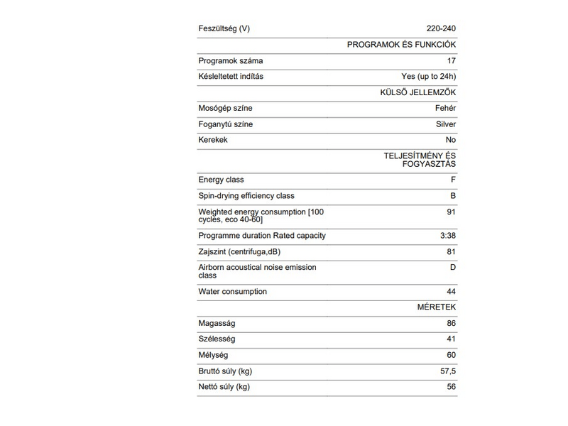 Candy CSTG 482DVE/1-S Felültöltős mosógép